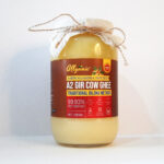 Allganic Ashwagandha Infused A2 Gir Cow Ghee | Glass Jar (1000ml) | Traditional hand-churned Bilona Ghee | 100% Pure, Natural and Healthy | Made from the milk of forest-grazed Desi A2 Gir Cows | Very light and best for Gut Health | Pure vegetarian